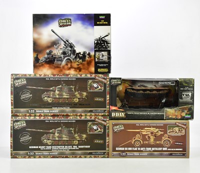 Lot 212 - FORCES OF VALOR; a group of five diecast...