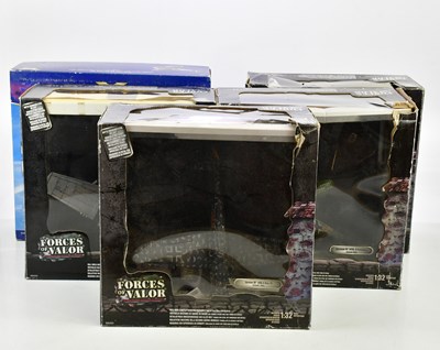 Lot 214 - FORCES OF VALOR; a group of four diecast model...