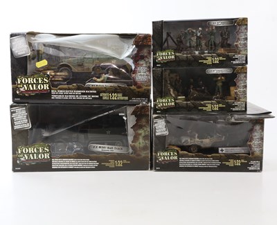 Lot 215 - FORCES OF VALOR; a group of three diecast...