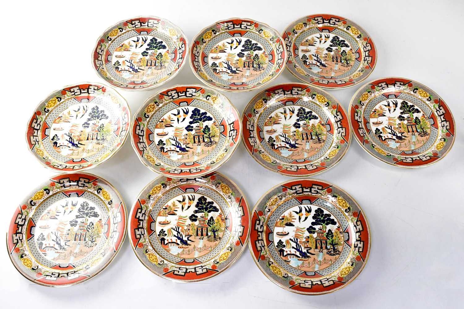 Lot 532 - JOHN MADDOCK & SONS; a 'Royal Willow' Oriental-...