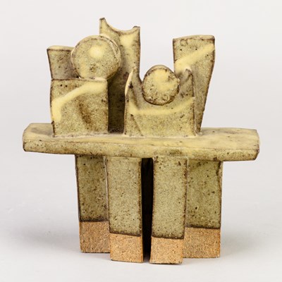 Lot 383 - JOHN MALTBY (1936-2020); an early stoneware...