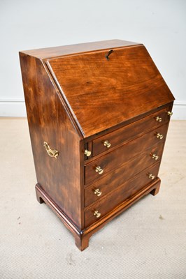 Lot 1125 - A reproduction bureau, the fall front...