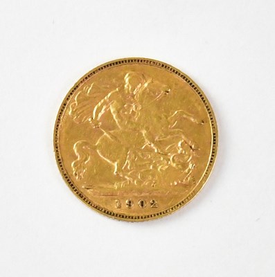 Lot 743 - An Edward VII half sovereign, 1902.