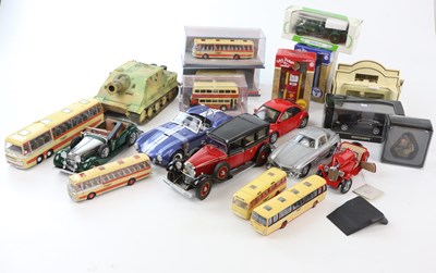 Lot 176 - A collection of diecast model vehicles...