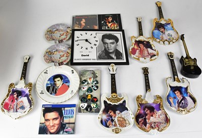 Lot 220 - A collection of Elvis Presley themed...
