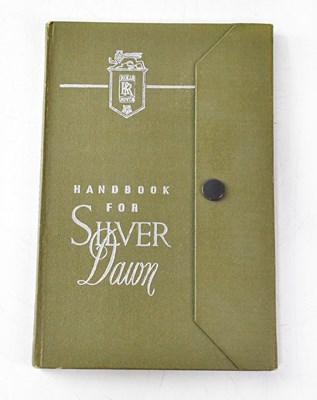 Lot 453 - ROLLS-ROYCE; a c.1954 'Handbook for Silver...