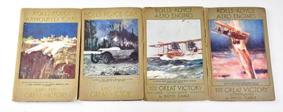 Lot 456 - ROLLS-ROYCE; a set of four publicity books...