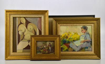 Lot 734 - NORA FISHER (exh. 1904-1919); watercolour,...