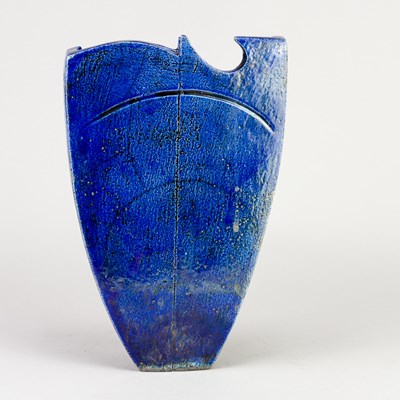 Lot 709 - SHAUN HALL (born 1971); a raku sculptural...