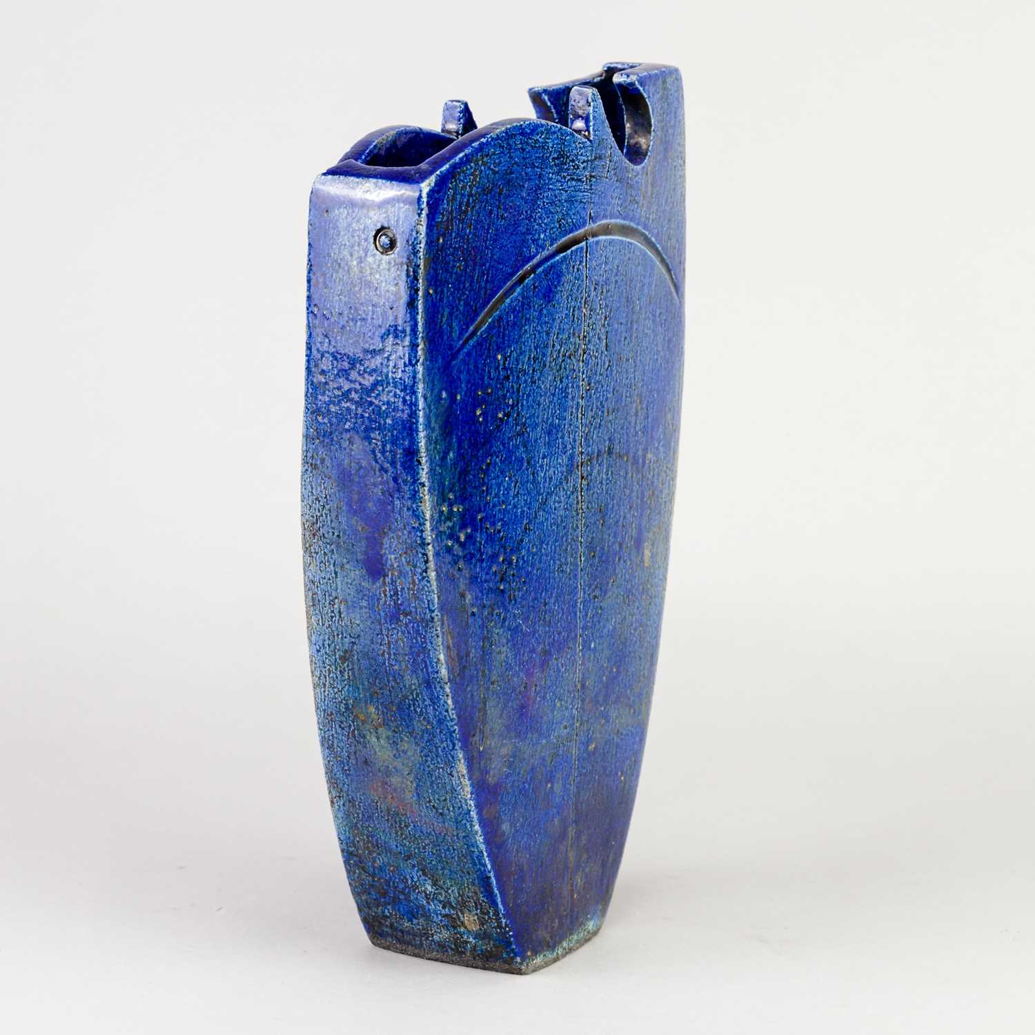 Lot 709 - SHAUN HALL (born 1971); a raku sculptural