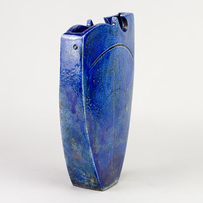 Lot 709 - SHAUN HALL (born 1971); a raku sculptural...