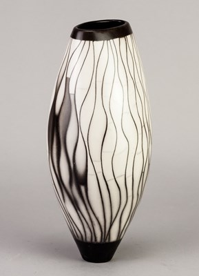 Lot 79 - ASHRAF HANNA (born 1967); a naked raku vessel...