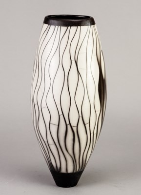 Lot 79 - ASHRAF HANNA (born 1967); a naked raku vessel...