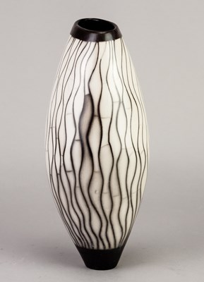 Lot 79 - ASHRAF HANNA (born 1967); a naked raku vessel...