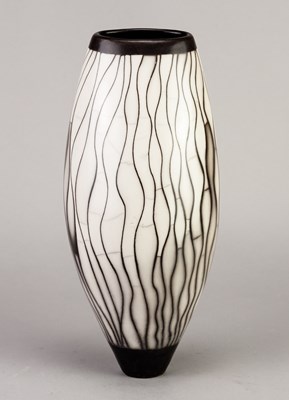 Lot 79 - ASHRAF HANNA (born 1967); a naked raku vessel...