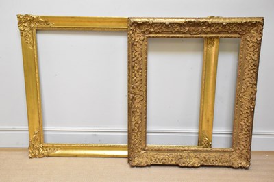 Lot 778 - A 19th century gilt wood and gesso rectangular...