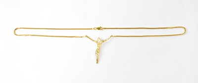 Lot 823 - A Sri Lankan 22ct gold necklace with...