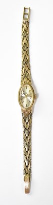 Lot 952 - ROTARY; a ladies' 9ct gold vintage wristwatch,...