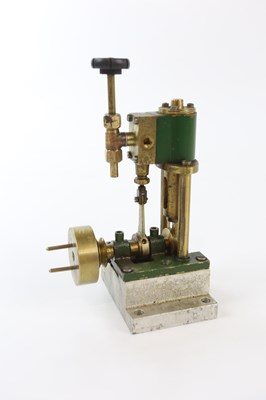 Lot 363 - BASSETT-LOWKE; a small vertical steam engine,...