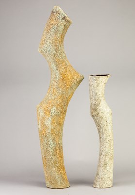 Lot 132 - CHRIS CARTER (born 1945); a tall stoneware...