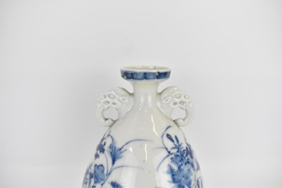 Lot 212 - A 20th century Oriental pear-shaped vase with...