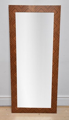 Lot 1049 - A good quality modern rectangular wall mirror...