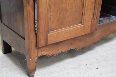 Lot 177 - A reproduction armoire with moulded cornice...