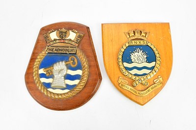 Lot 1496 - A Dreadnought submarine plaque, together with...