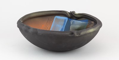 Lot 404 - JOHN HIGGINS (born 1947); a high fired...