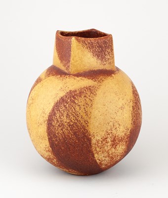 Lot 351 - JOHN WARD (1938-2023); a globular stoneware...