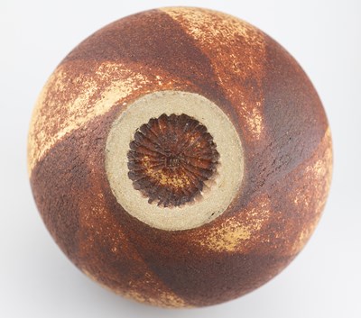 Lot 351 - JOHN WARD (1938-2023); a globular stoneware...