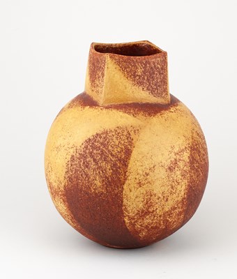 Lot 351 - JOHN WARD (1938-2023); a globular stoneware...