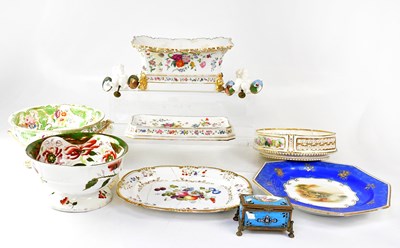 Lot 341 - A small collection of 19th century porcelain...