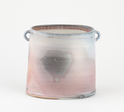 Lot 1 - AASE HAUGAARD (born 1956); an oval wood fired...