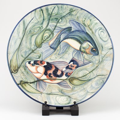 Lot 6 - ADRIAN BROUGH (born 1962); a large earthenware...