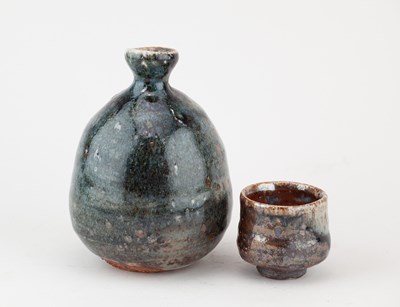 Lot 380 - LISA HAMMOND (born 1956); a soda fired...