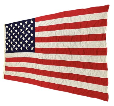 Lot 280 - A US Navy flag, 240 x 135cm.