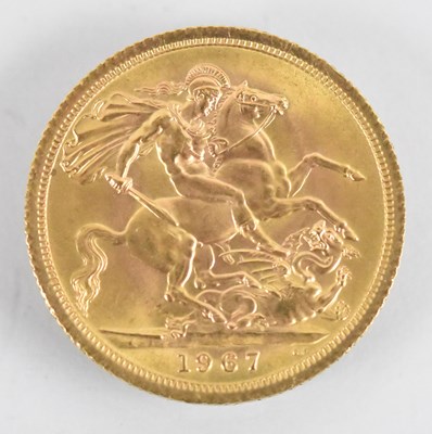 Lot 884 - An Elizabeth II 1967 full sovereign.