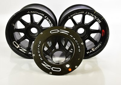 Lot 1029 - Two Renault F1 Sport O.Z racing Arden wheels,...