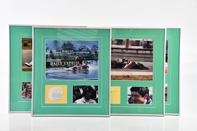 Lot 1053 - FORMULA ONE (F1) INTEREST; four autographed...