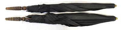 Lot 100 - PORT OF LIVERPOOL; a pair of umbrellas, each...