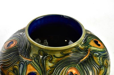 Lot 2257 - RACHEL BISHOP FOR MOORCROFT; a squat vase...