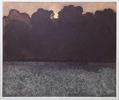 Lot 1149 - PHILIP GREENWOOD; limited edition print, ‘Wood...