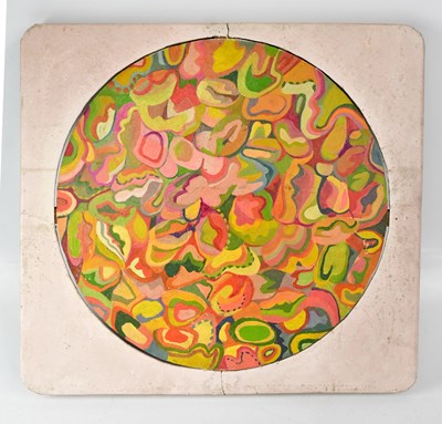 Lot 610 - COLIN FIFIELD (1940-2022); circular abstract...