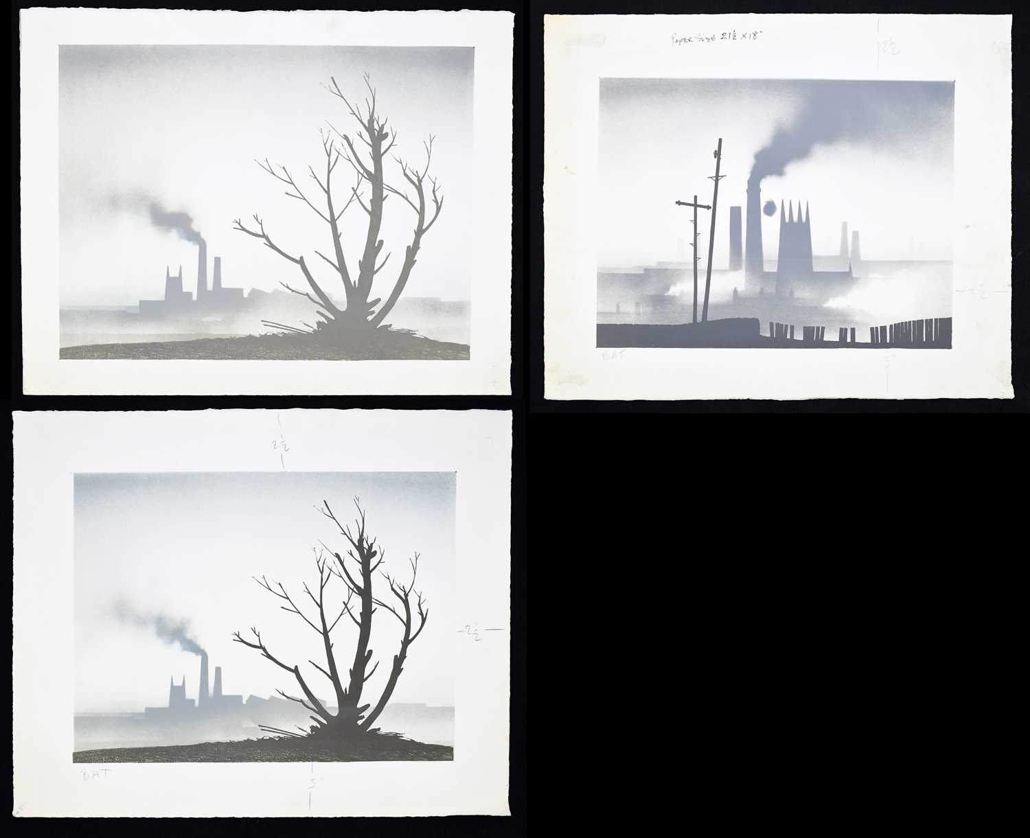 Lot 1154 - TREVOR GRIMSHAW (1947-2001); an unsigned print,...