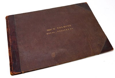 Lot 876 - ROYAL ENGINEERS, SERGEANT S. TOLBOYS; a tailor'...