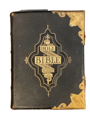 Lot 315 - A Victorian gilt tooled leather bound...