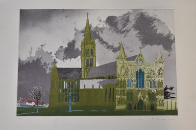 Lot 1155 - A group of eight unframed prints and etchings...