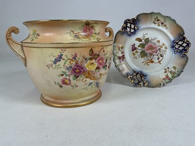 Lot 208 - CARLTONWARE; a floral decorated bowl, height...