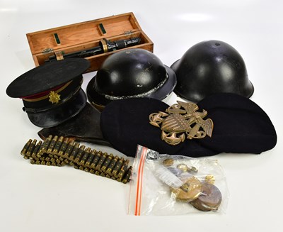 Lot 1200 - A collection of WWII and later militaria...